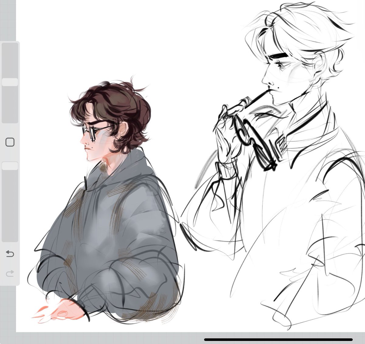 bbzomB's tweet photo. some more modern/college au viktor 

#viktor #jayvik #arcane #viktorarcane #arcanefanart https://t.co/vNKlKh2dbT