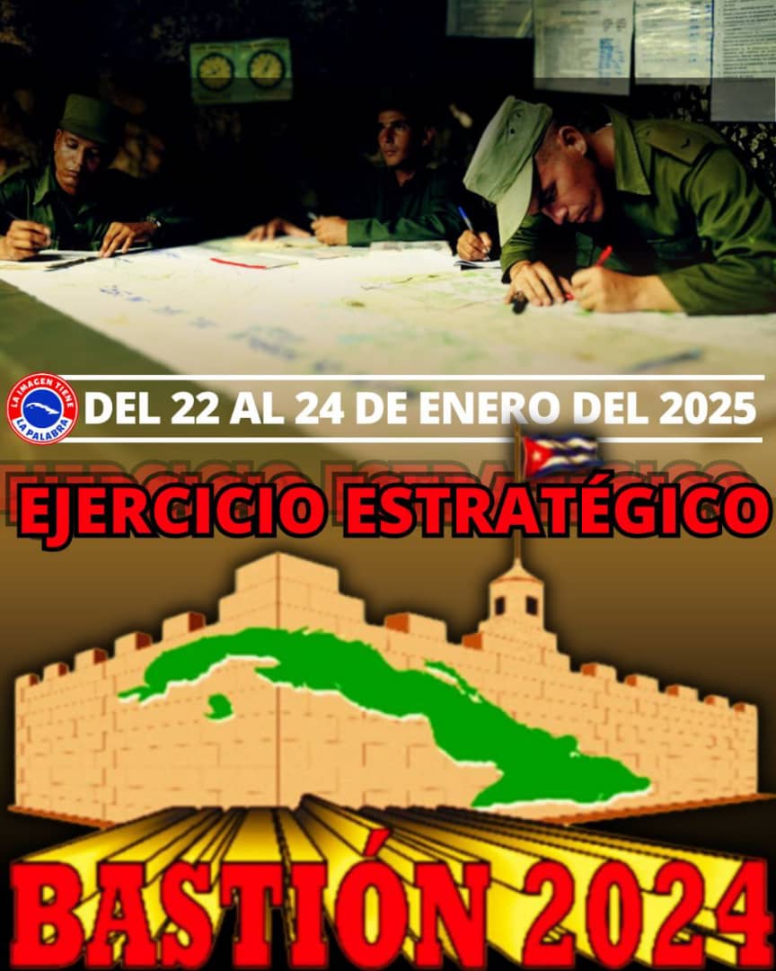 RodriguezM68855's tweet photo. Ejercicio Estratégico Bastión 2024 del 22 al 24 de enero.#Taguasco
#SanctiSpíritusEnMarcha
#Cuba 🇨🇺🇨🇺🇨🇺🇨🇺
@DeivyPrezMartn1 @AlexisLorente74 @AidaDiazFernnd1 https://t.co/WVX1YVO8Fg