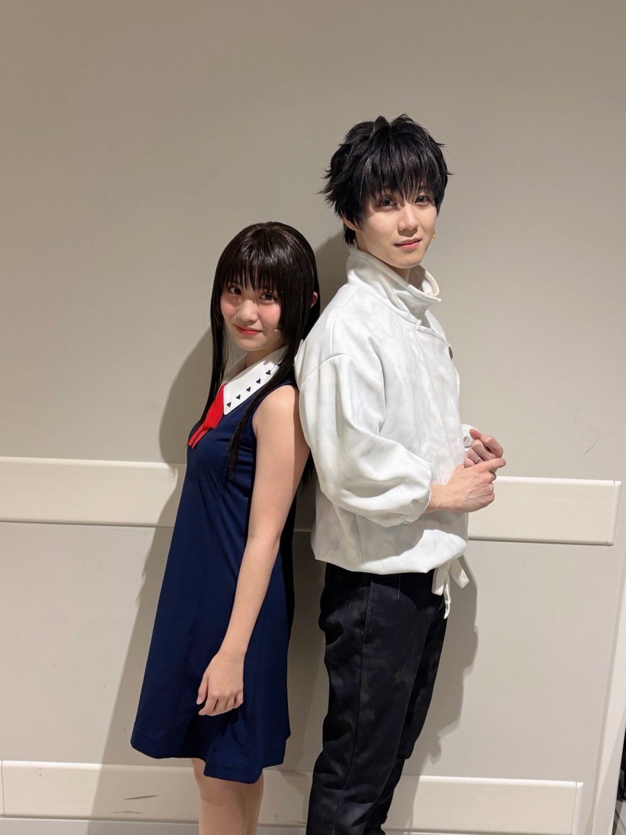 yuki_ogoe_0408's tweet photo. 舞台「呪術廻戦 0」WITH LIVE BAND

全25公演、無事終了しました

ありがとうございました。

今は言葉で表すのが難しいですし
文字数足りなくなるんで書きませんが

乙骨憂太として生きられたことに
感謝の気持ちです。

この世界に生きられてよかった

里香ちゃんとの写真。
ありがとう純愛だよ https://t.co/jTX4wip43Q