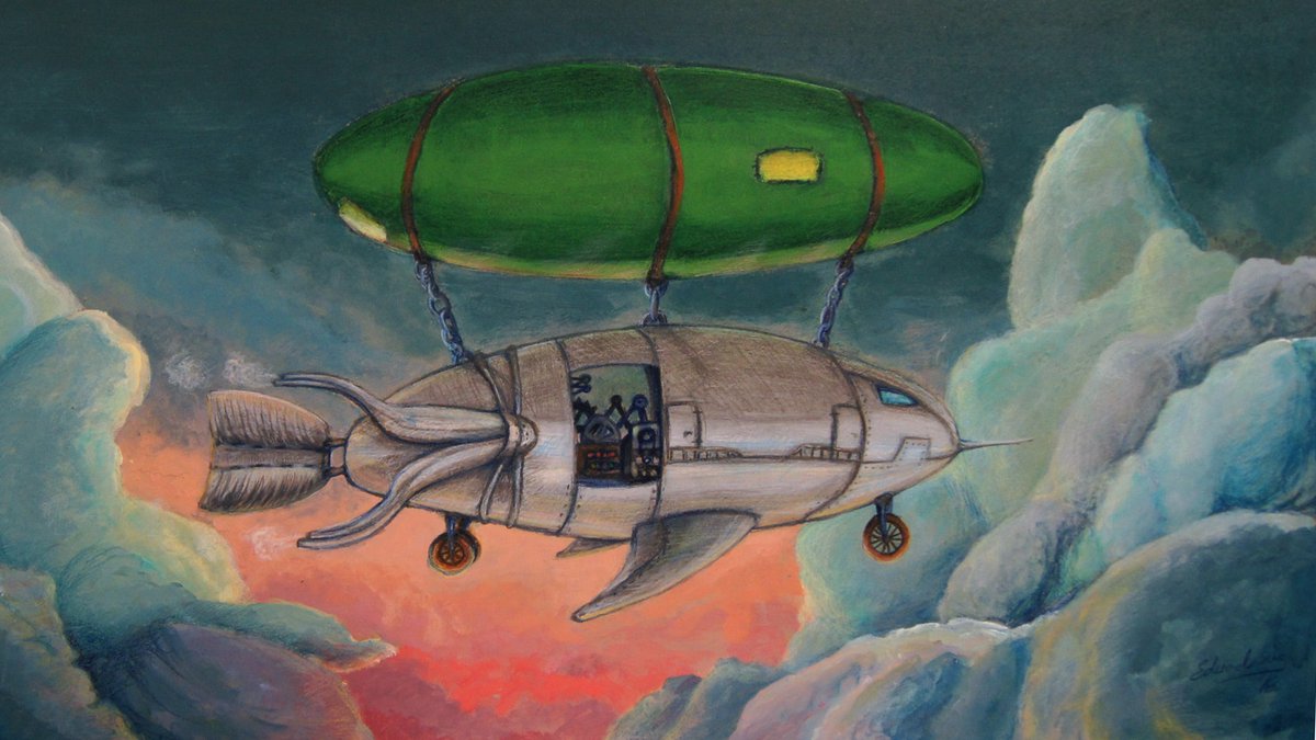 elculmadu's tweet photo. Zeppelin.
.
.
.
#dibujos #dibujosalapiz #dibujoalapiz #dibujodiario #dibujoamano #dibujodeldia #zeppelin #painting #skycloud #clouds #dibuix #nau #acrylicart #flying https://t.co/IeoODm4YAV