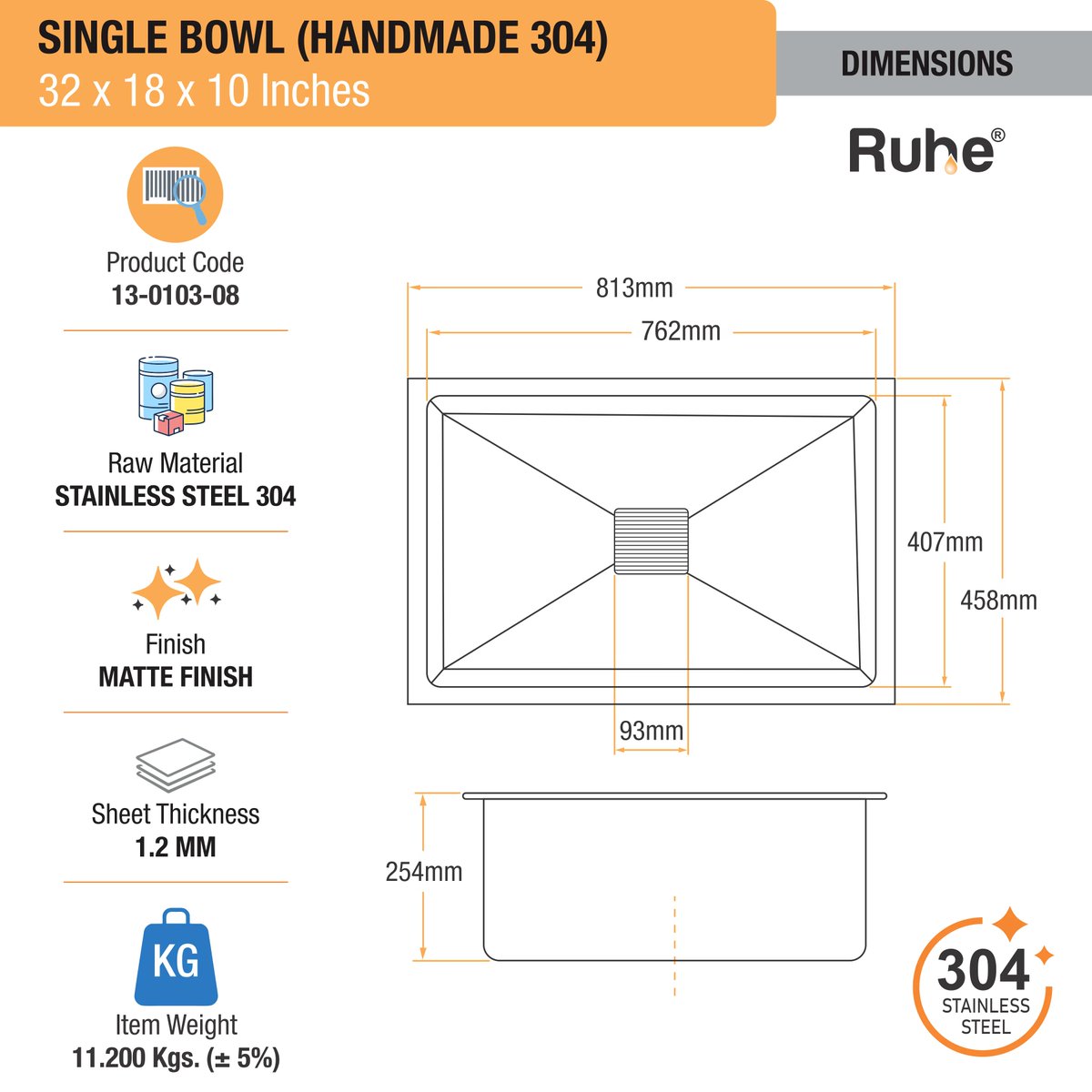 iamdgd's tweet photo. @RuheIndia @jagograhakjago 
I ordered an SS-304 kitchen sink (weighing 11.2kgs per brand specifications) on 9th Jan, but received a poor quality sink weighing only 7.25kgs, on 14th Jan. 
WHAT KIND OF FRAUD IS THIS?
Actual photos are attached! [1/3] https://t.co/8a4hkmKXsD