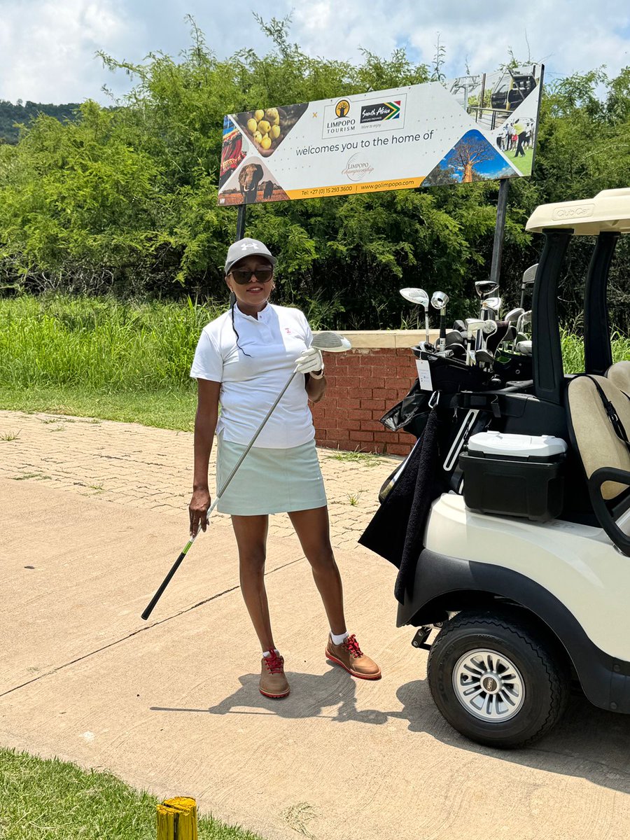 sontondlovu's tweet photo. The rains in Limpopo were relentless in the past weeks, and the golf course at @EuphoriaGolfEst was closed! But the sun’s back, the course is playable, and I even picked some Marula fruits along the way. What a bonus! Yipeee!! 🏌️♀️☀️ #GolfAddicts #EuphoriaGolfEstate #GoLimpopo https://t.co/bm5cRV3YM6