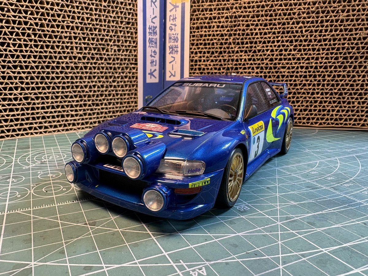 Sat_abarth's tweet photo. #タミヤ
#インプレッサ
亀ペースでしたが、ようやく完成‼️ https://t.co/oBUaM9syMy