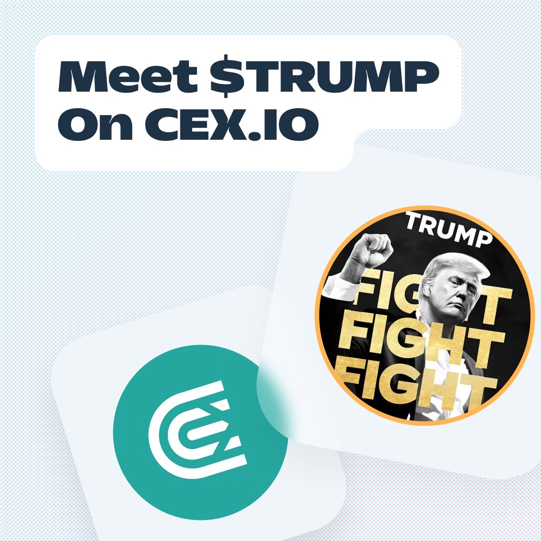 cex_io's tweet image. 🌟 $TRUMP has arrived on CEX•IO!

📊 Buy, convert, and trade — this is HUGE!

⚡ Don’t miss out, start trading today: go.cex.io/or58 ⬅️

📌 For information purposes only. Not investment advice. Seek professional advice. Digital assets involve risk. Do your own research.