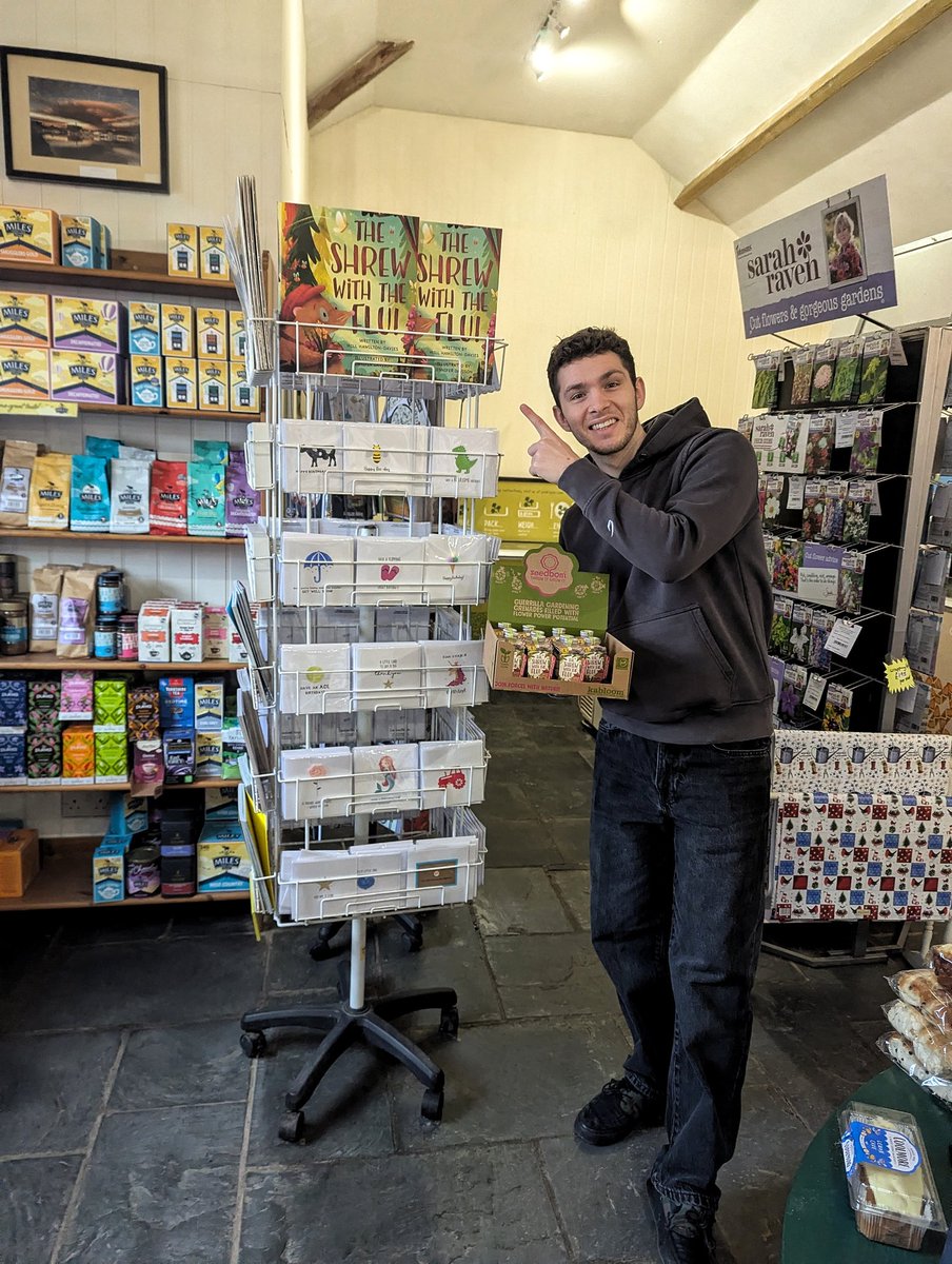 Dropping off new stock. 😁