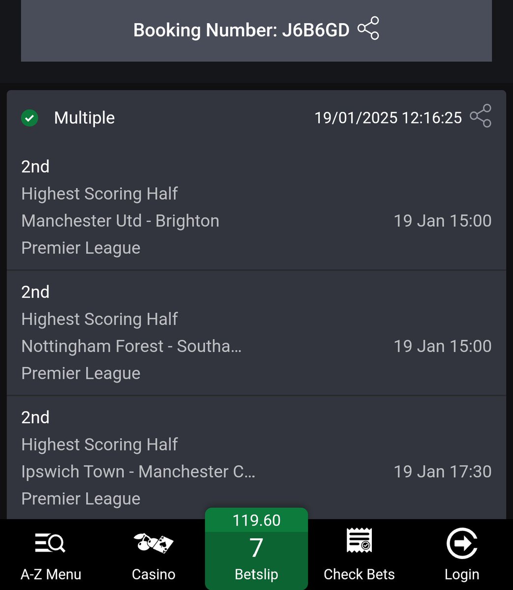 blade046's tweet photo. 19   73   119 &amp; 158  Odds on Bet9ja

J67S9M
J69F9N
J6B6GD
J6CZKS

#Bet9jaCode 

@sportingking365 @woozzaabets
@TheLockTips @SmoothDeliveryy @BettingTipsMan @LouieDi13 @Promisepunta https://t.co/BDeI07Y7e6