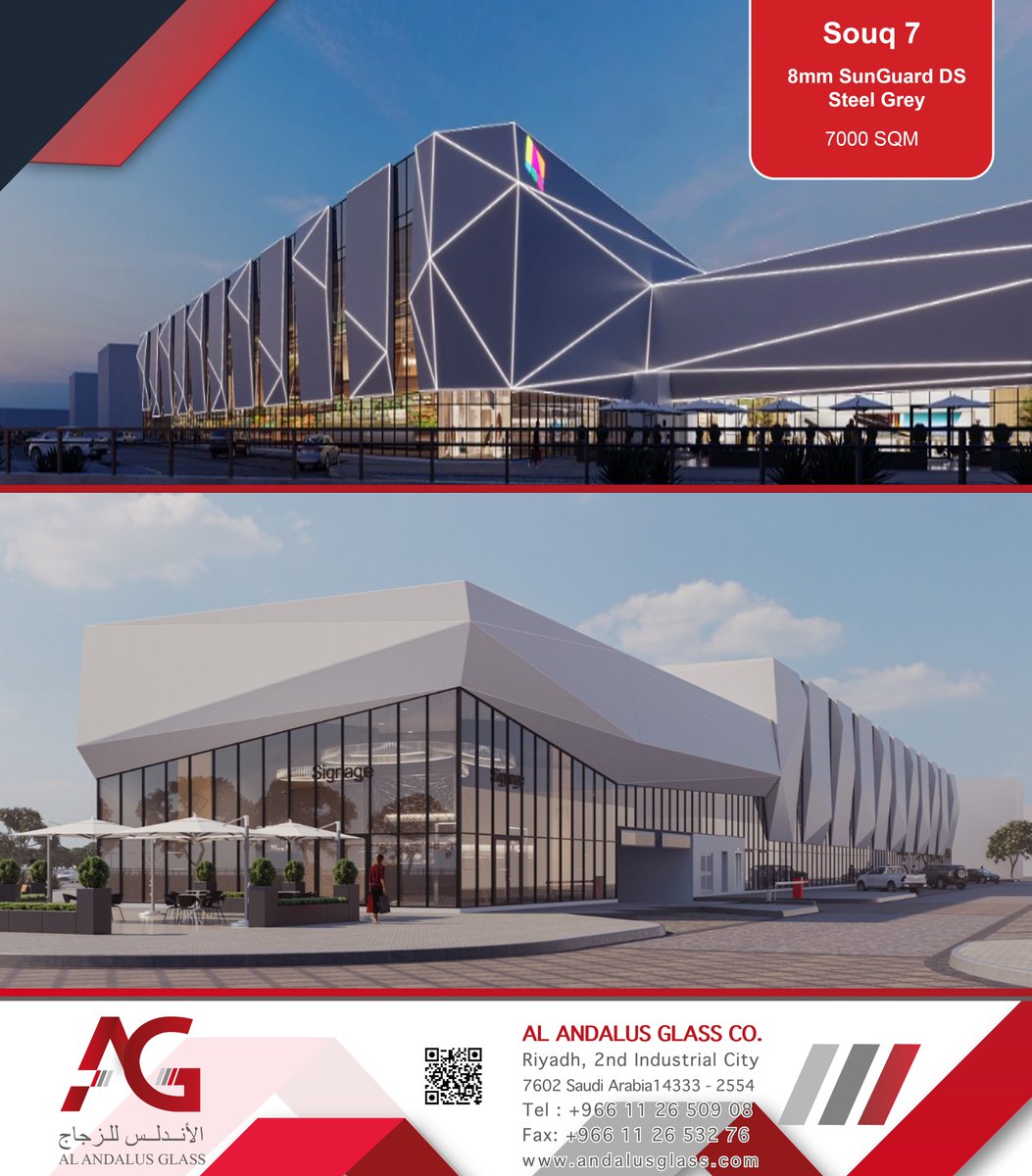 alandalusglass's tweet photo. We are proud to announce our successful collaboration with FAMECO SA in supplying 7000 SQM of high-quality 30mm insulated glass units (IGUs) for SOUQ 7 Project in Jeddah.

#Sustainability #Jeddah #Souq7 #GlassProcessing #Glass #projects  #glassindustry #glassfactory  #saudiarabia https://t.co/9wNs5lLRAc
