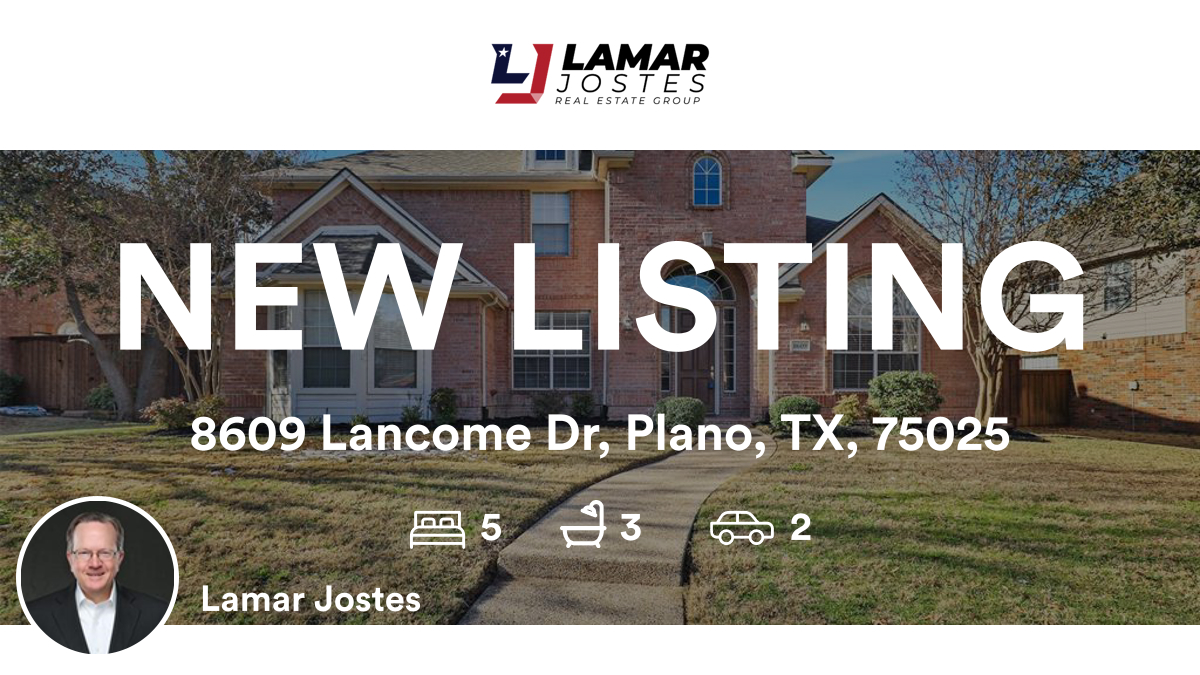 LamarJostes's tweet photo. 🛌 5 🛀 3 🚘 2
📍 

My latest listing on RateMyAgent.
Texas Real Estate Commission 0393986
https://t.co/UsOornmBAw

...
#exprealty
#dfwrealestate
#dfwrealtor
#dfwhomesforsale
#dallasrealestate
#dallashomesforsale
#northtexasrealestate
#northtexashomes... https://t.co/mjVdmT5FQG
