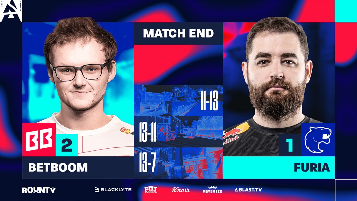Brilliance from <a href="/BetBoomTeam/">BetBoom Team</a> as they take down <a href="/FURIA/">FURIA</a> and secure a $20K bounty and a spot at the LAN finals! 💰 

#BLASTPremier