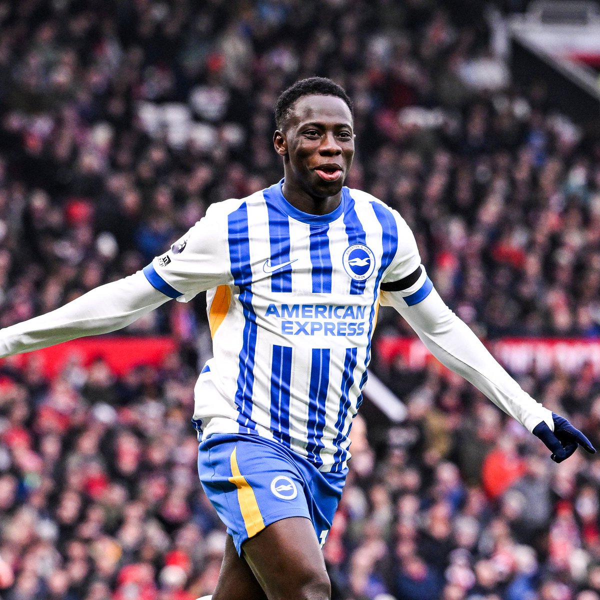 JFBantaba's tweet photo. ⭐️𝗠𝗢𝗧𝗠 𝗔𝘁 𝗢𝗹𝗱 𝗧𝗿𝗮𝗳𝗳𝗼𝗿𝗱 𝗙𝗼𝗿 𝗠𝗶𝗻𝘁𝗲𝗵

Yankuba Minteh produced his best all round performance in the PL away to Man Utd in Brighton’s commanding 3-1 win.

His game in numbers

🕑69 Mins 
⚽️ 1 Goal
🅰️ 1 Assist
2 Big Chances Created
3 Tackles Won 

🇬🇲⭐️👦🏽 https://t.co/yNs4uauUd5