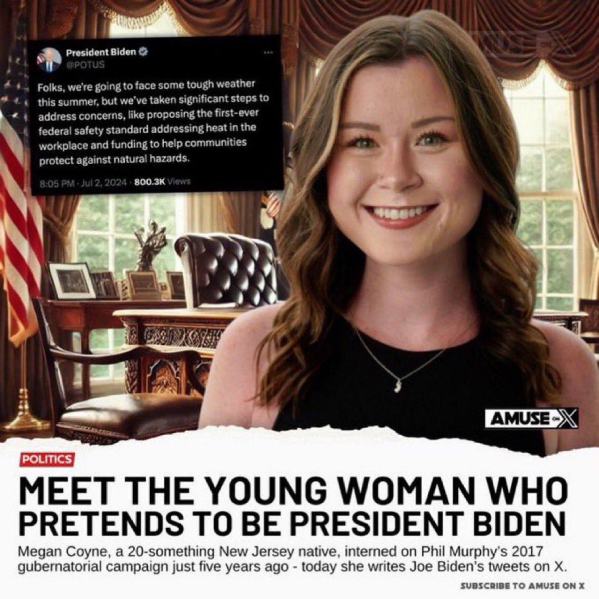TonySeruga's tweet photo. Bye, bye Megan! 🤡🤡🤡🤡

Remember the name Megan Coyne, @MeganCoyne46 and @megancoyne23, the person behind these ridiculous posts. Posts that she knows are absurd and a lie. Paid to tell blatant lies to America with zero guilt 

Keep that in mind when she begins looking for a new job.

Megan must be subpoenaed. Just imagine the maleficence she has witnessed!