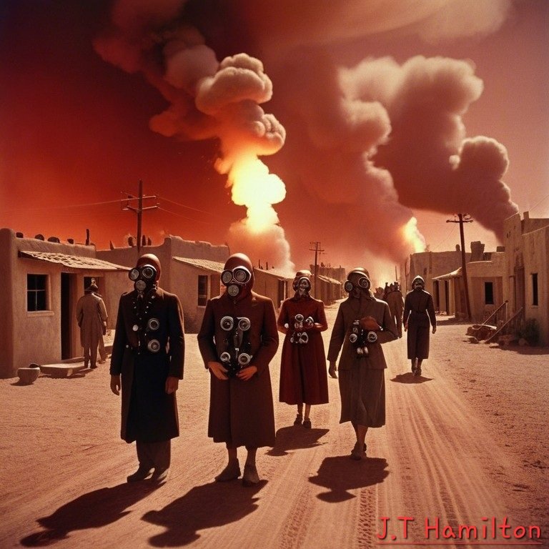 todd2002u's tweet photo. "Atomic Town" by J.T. Hamilton
#horror #surealhorror #surreal #horrorai #ai https://t.co/R0Oy0bjnKd