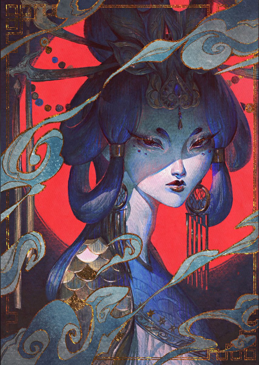 ‘Silenzio Olà’ my first illustration for my new illustration book Turandot, hope you’ll like it! 
Is X still good for artists aside for fanarts? 

#digitalart #procreateart #digitalpainting #illustration #art