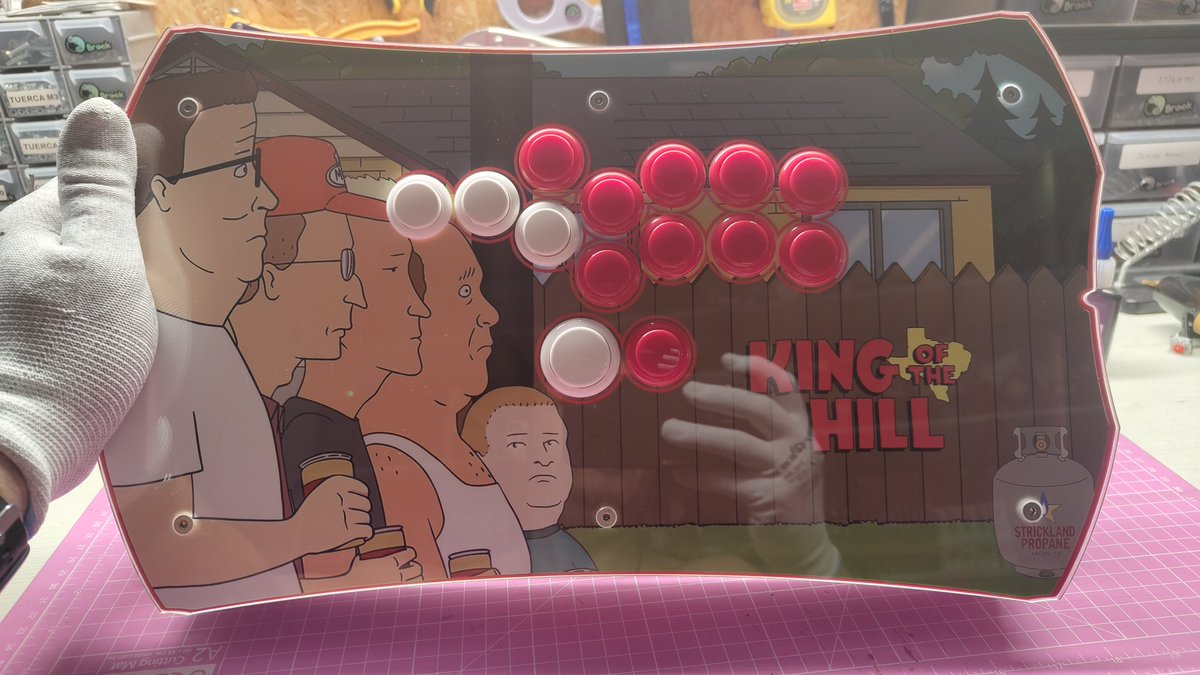 XBattleMonkeyX's tweet photo. Comms open!!!
Any layout or crazy idea you have I made it 🔥🔥🔥
DM me for more info.
#arcadestick #fightstick #arcade #custombuild #leverless #trend #allbutton #fgc #customcontroller
#customlayout https://t.co/rfX2ikFr3q