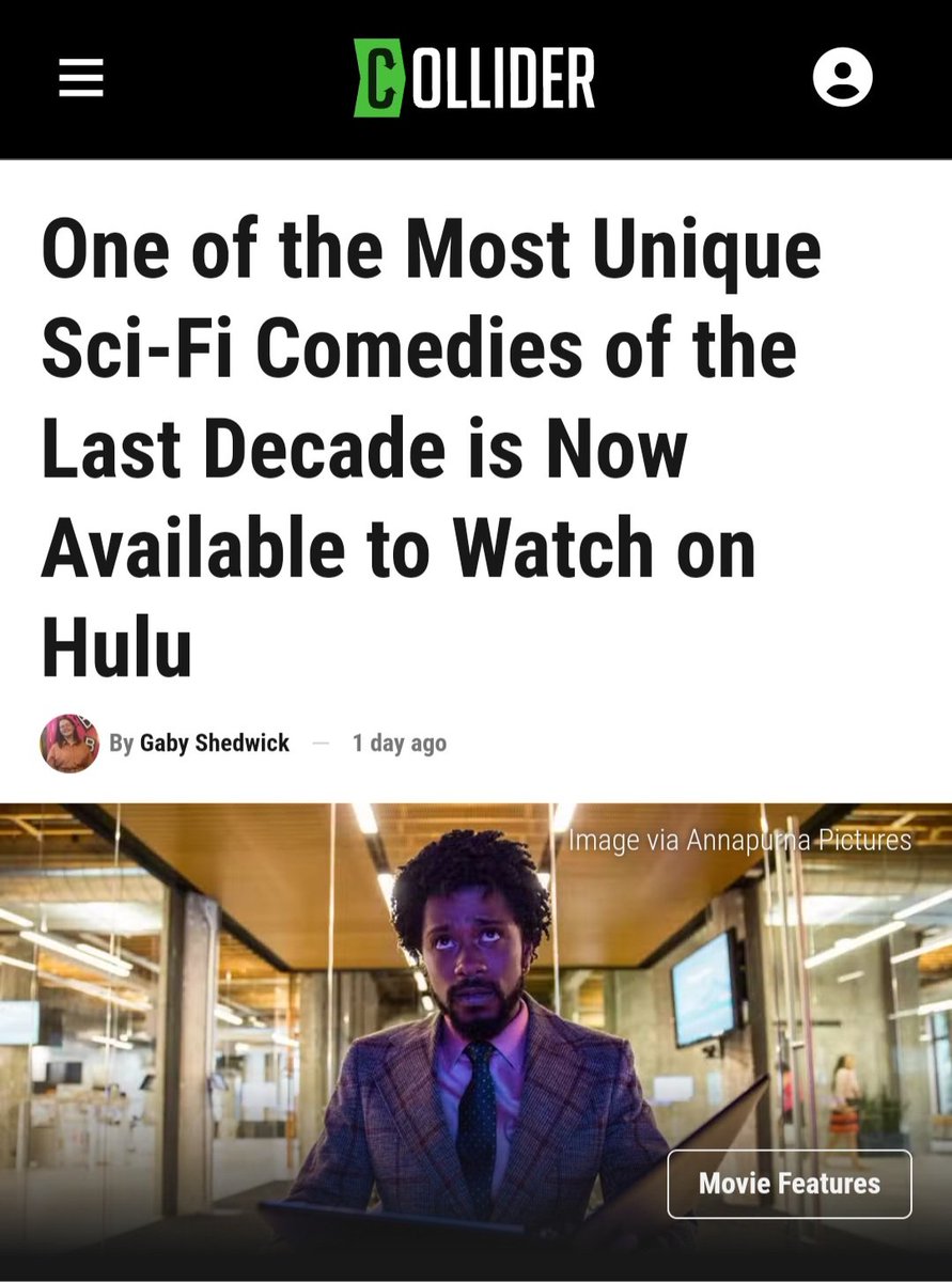 Sorry To Bother You is on Hulu.