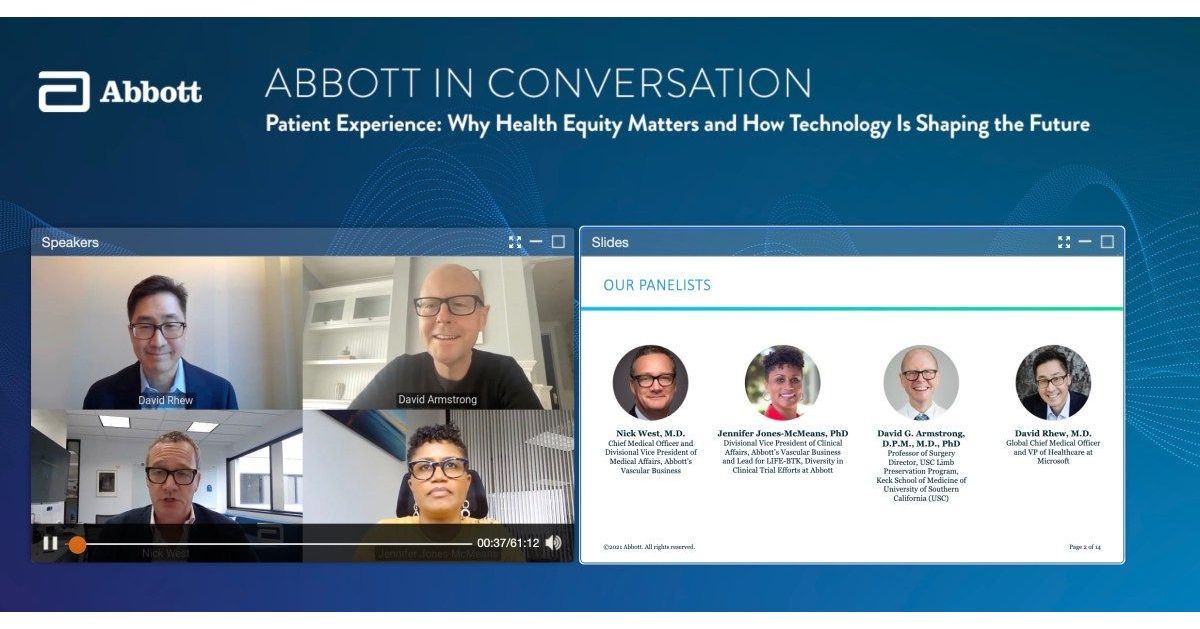 David G. Armstrong follow @dgarmstrong.bsky.social (@dgarmstrong) on Twitter photo Watch: Patient Experience: Why Health Equity Matters and How Technology Is Shaping the Future <a href="/drhew/">David Rhew</a> @abbottcardio <a href="/Health_IT/">Microsoft for Healthcare</a> #HealthEquity #C2SHiP #CLTI #ActAgainstAmputation diabeticfootonline.com/2021/12/19/wat⊠diabeticfootonline.com/2021/12/19/wat⊠Watch: Patient Experience: Why Health Equity Matters and How Technology Is Shaping the Future <a href="/drhew/">David Rhew</a> @abbottcardio <a href="/Health_IT/">Microsoft for Healthcare</a> #HealthEquity #C2SHiP #CLTI #ActAgainstAmputation diabeticfootonline.com/2021/12/19/wat⊠diabeticfootonline.com/2021/12/19/watâŠ