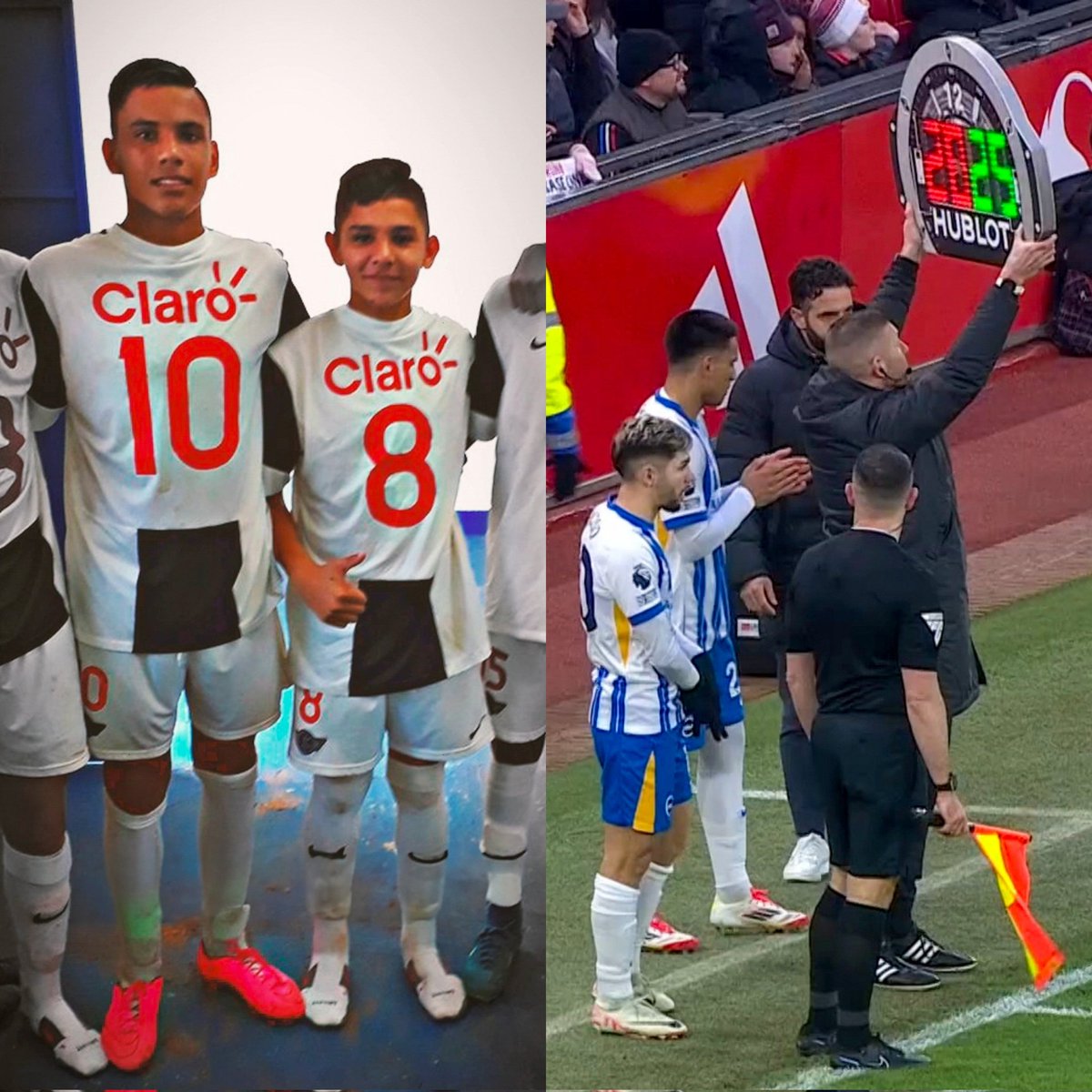 Histórico para el fútbol paraguayo 🇵🇾⚽️

Por primera vez, dos paraguayos jugaron juntos en un partido oficial de la Premier League: Diego Gómez y Julio Enciso. 🌟

¡Orgullo nacional! 💪🔥

#FútbolParaguayo #PremierLeague #OrgulloGuaraní