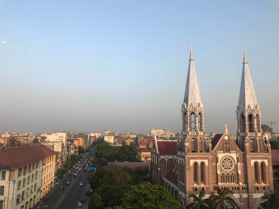 St Mary’s cathedral &amp; Anawahta road. Jan 2021….
Just 5 days before the coup…