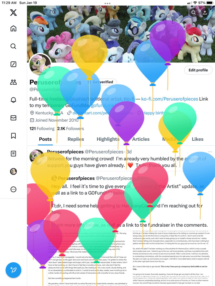 SO MANY BALLOONS!  *pop!*  *pop!*  *pop!*

Thank you all for continuing to make me feel valued and loved—you’re all awesome.  ❤️