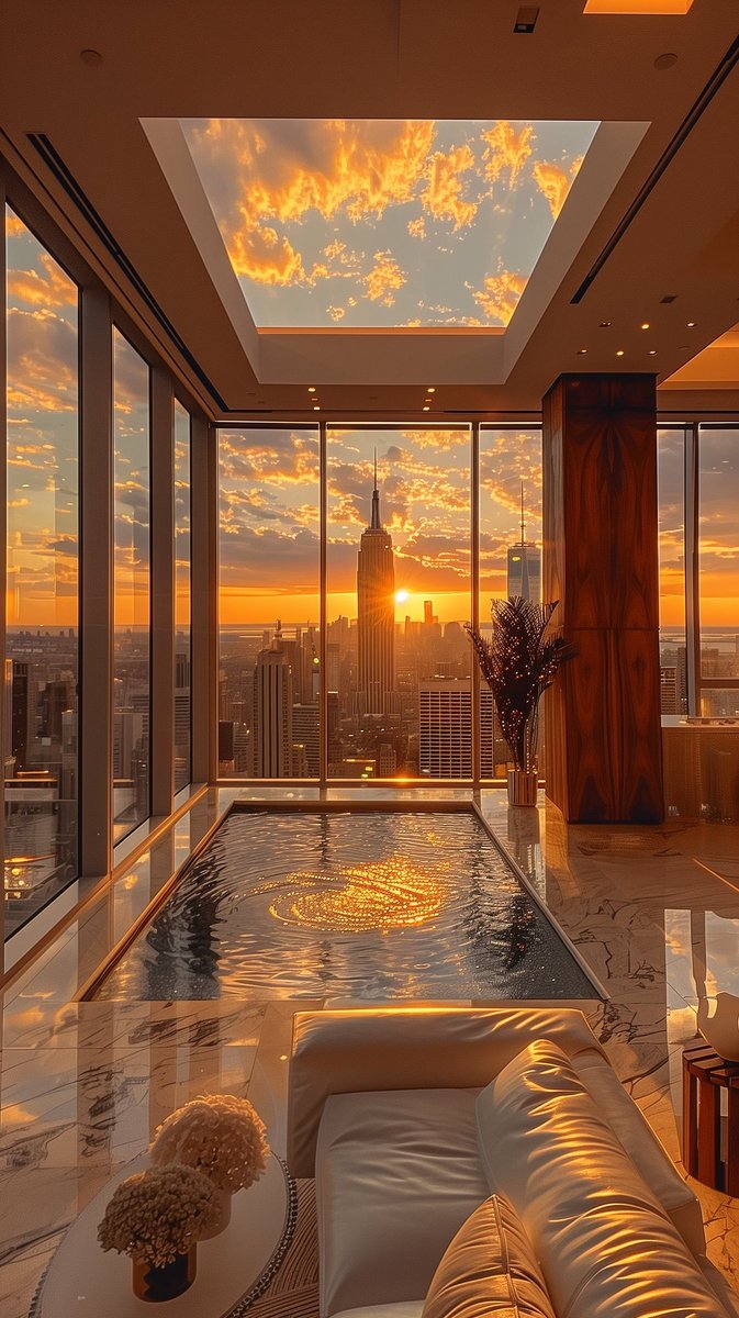 New York'ta bir apartman dairesi.