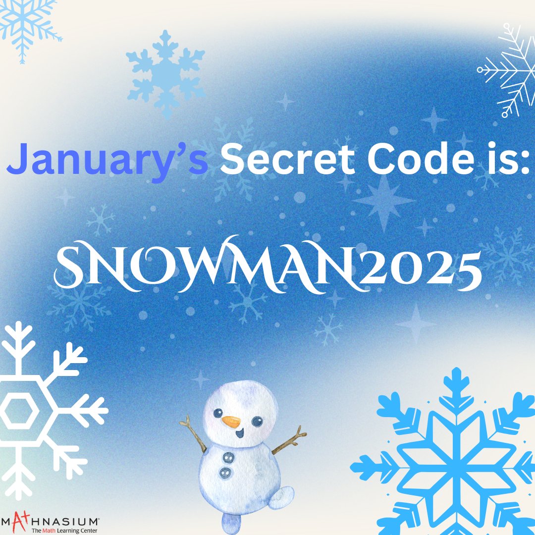 SB_Mathnasium's tweet photo. Pass it on! Tell your kids to share the secret code with their instructor or Ms. Juli for extra ⭐⭐! 

#mathnasium #barrington220schools #ThePlaceToB #vosbarrington #homeworkhelp #mathtutors https://t.co/XRh1elM5pl