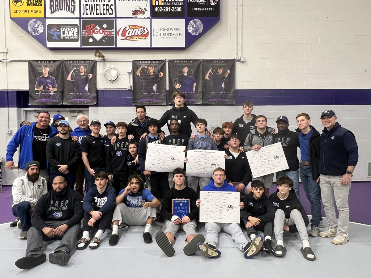 Great job Prep wrestling winning the metro title with 306 points!!
Cruzer 🥇
Cole 🥈 
Kobi 🥈 
Kam 🥇 
Kieran 🥇 
Myles 🥉 
Trey 5th
Bodi 4th
Joe 4th
JT 🥇 
Adonis 🥇 
Mike 🥇 
Roberto 🥈