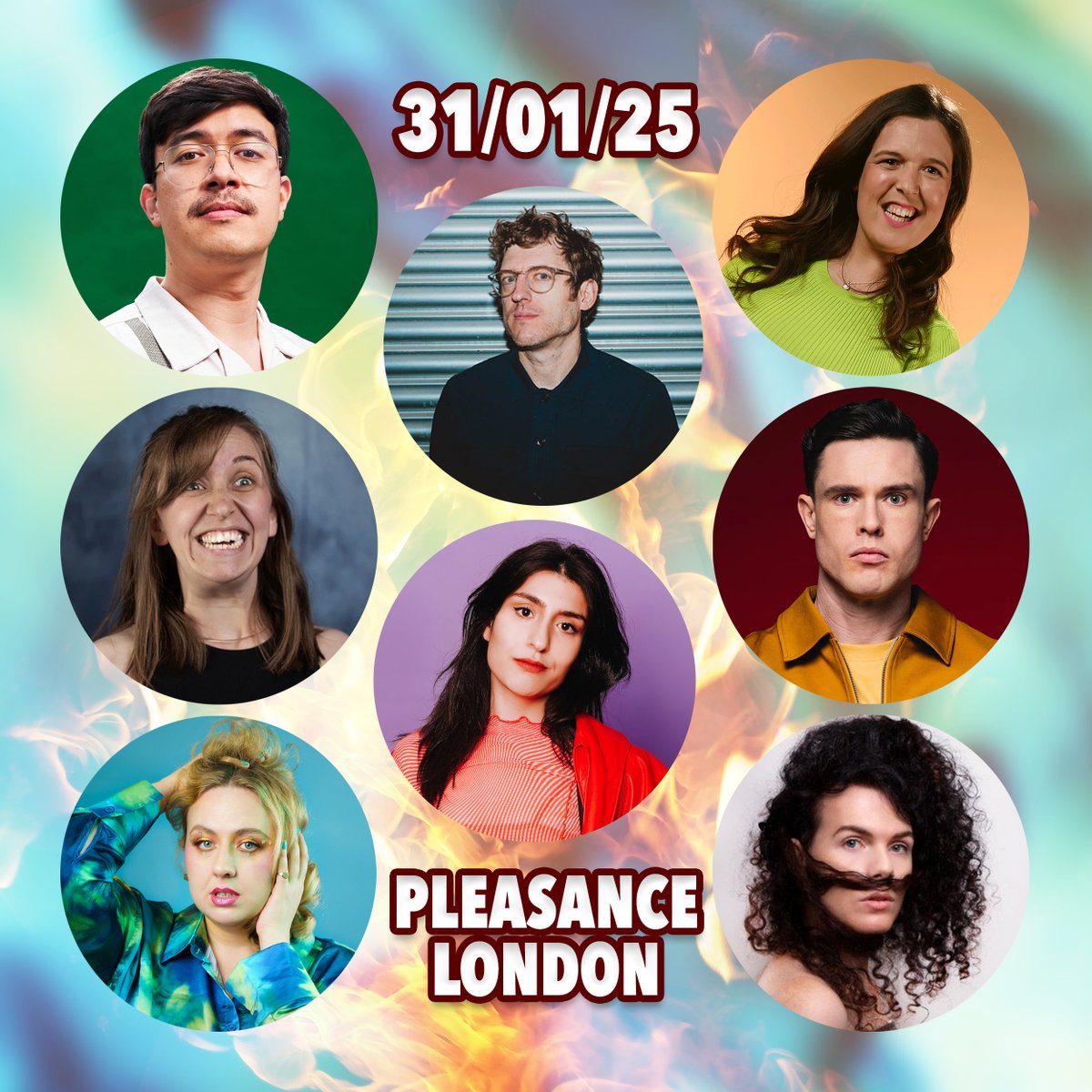FULL LINE UP!
pleasance.co.uk/event/comedian…
31st Jan - 730pm - London