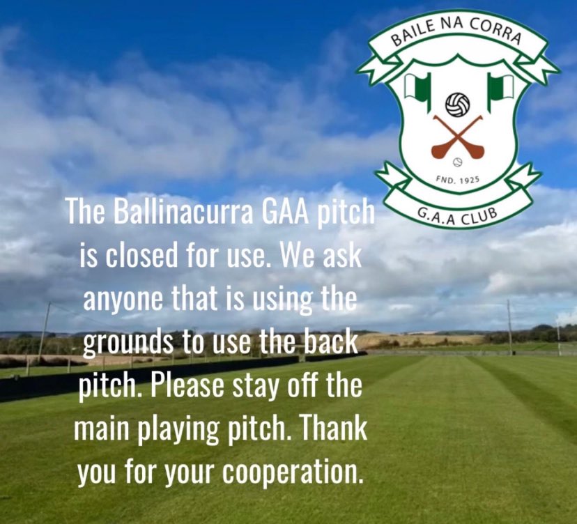 BAILE NA CORRA GAA (@ballinacurra1) on Twitter photo 