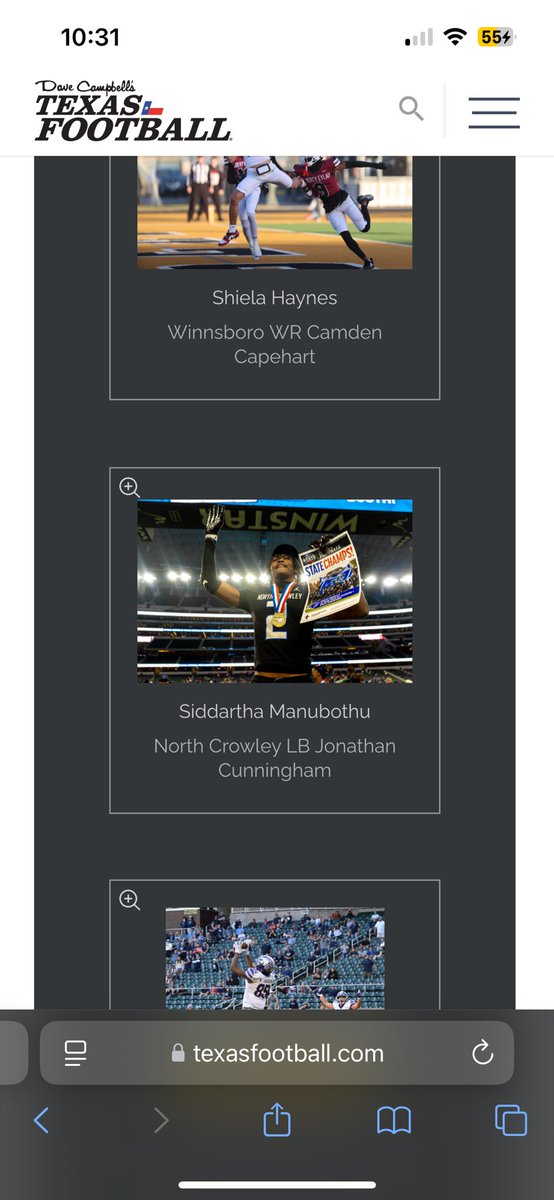 My photo is up for public vote in the DCTF Photo of the Year. Please vote for it! (it’s all the way at the bottom)

texasfootball.com/2024-dctf-phot…