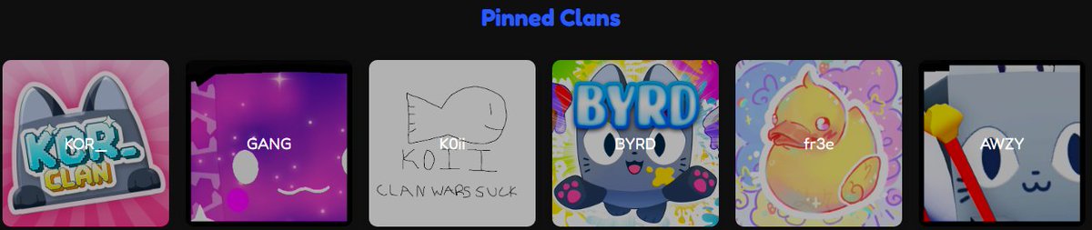 4th pinned clan on Pet Simulator Clans

petsimulatorclans.com