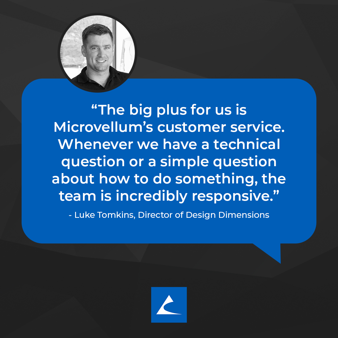 Microvellum's tweet image. We're grateful for clients like @Design Dimensions Jersey who trust our amazing, technical support team helping them meet their needs and get projects out the door. 👏 

#bespokekitchens #AUTOCAD #CADSoftware  #DesignandDrafting #CNC #Microvellum #Woodworking #CADCAM