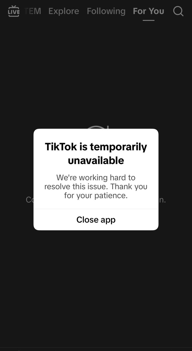 The message on TikTok has already changed…