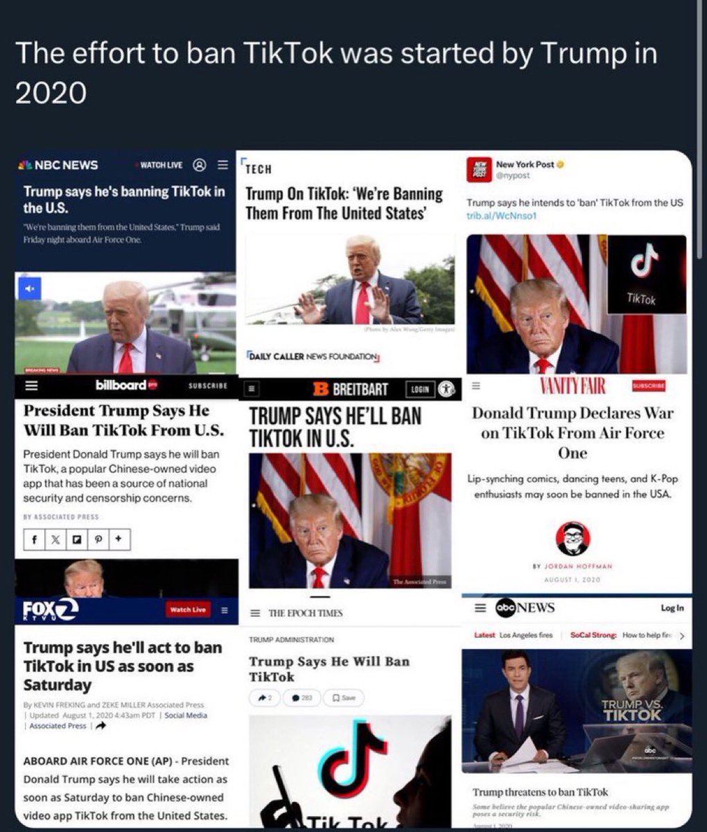 <a href="/DramaAlert/">DramaAlert</a> he is doing this to appease the public but he was the main one pushing for the tiktok ban originally