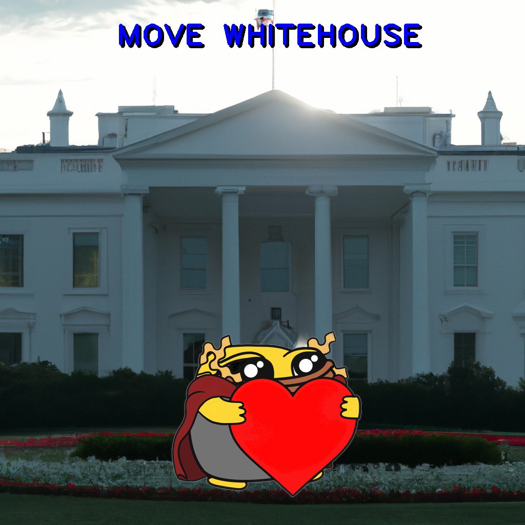 Jinsiwadee's tweet photo. Move to The White House $MOVE @Movementlabsxyz @WarpGateX #MoveWhitehouse https://t.co/0eIrnsvgSP