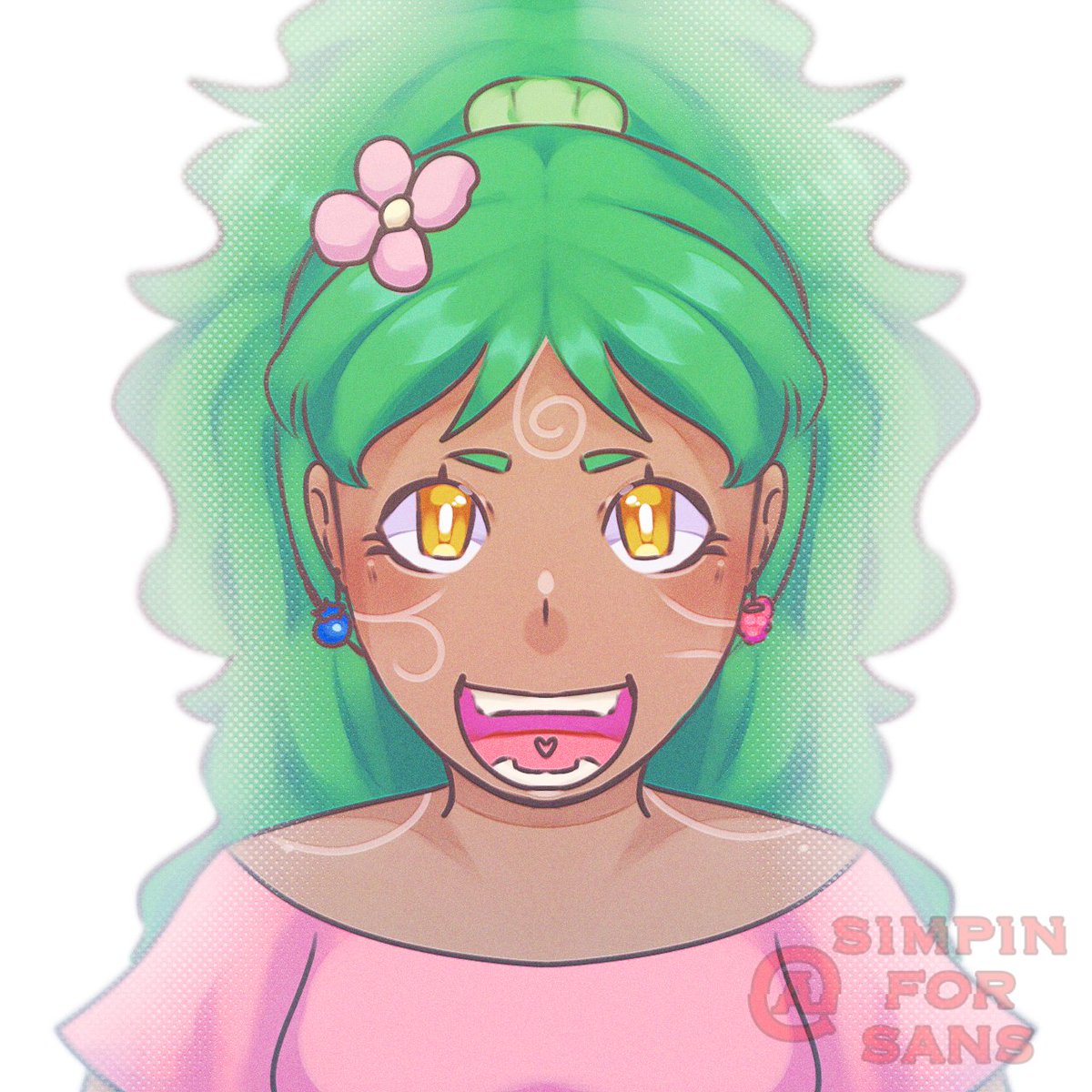 really quick fanart for <a href="/Bogyobokor_png/">Bogyóbokor the Berrybush🌸🌿</a> (⁠＾⁠∇⁠＾⁠)⁠ﾉ⁠♪