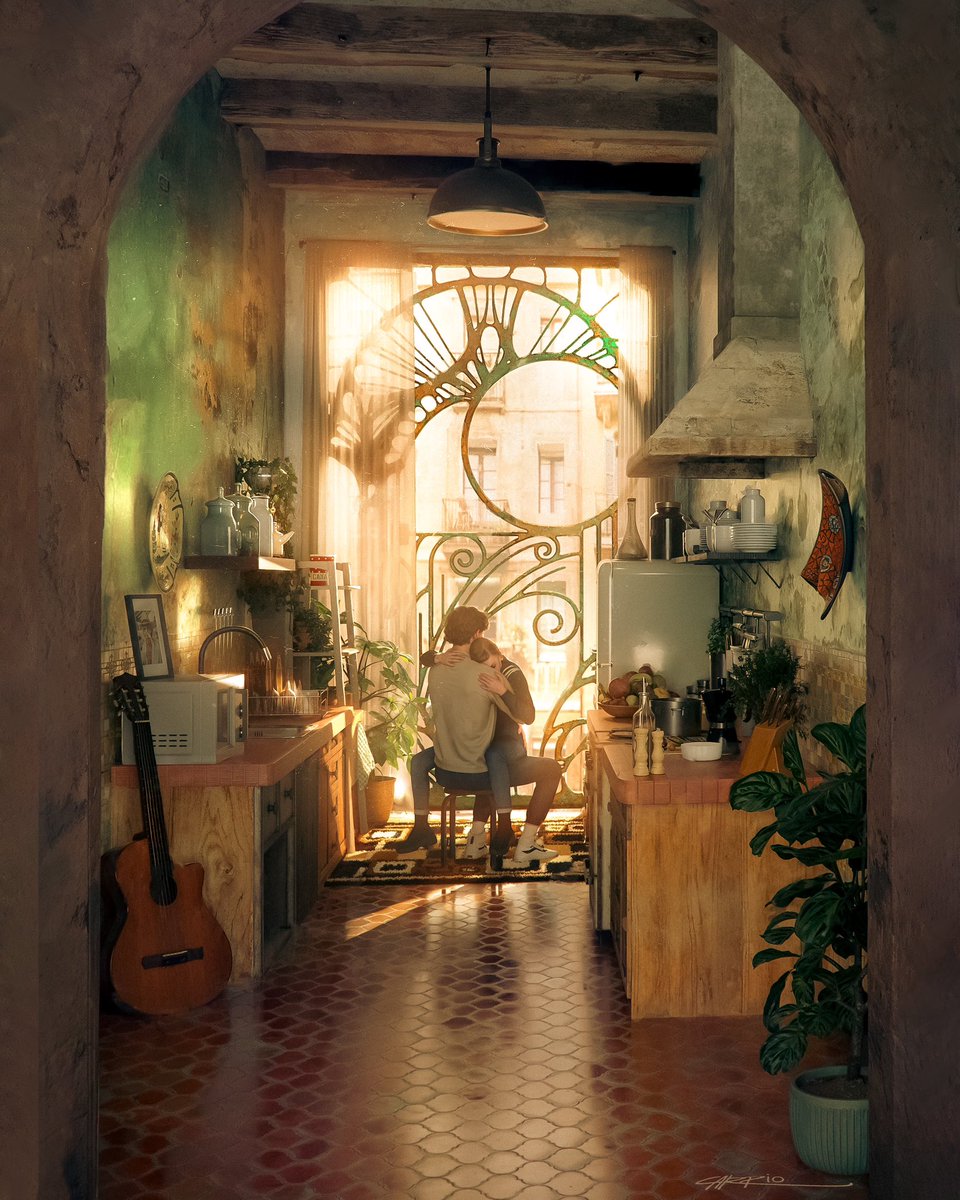 Trying to paint again the way I feel 🪴