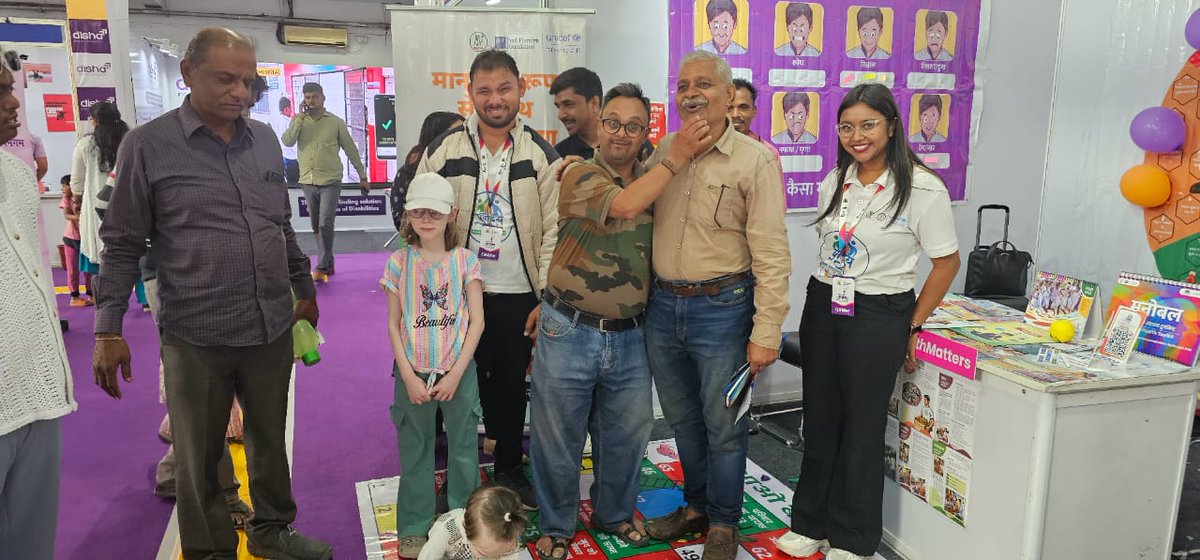 💜 Purple Jallosh with Yuvoday Volunteers 💜  

Empowering Divyang individuals with mental health awareness and inclusion! Together, we’re breaking barriers and building a brighter, kinder society. 🌟  

#PurpleJallosh #MentalHealthAwareness #InclusionForAll