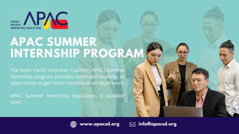 APAC 2025 Summer Internship Program  Accepting Applications Until February 10, 2025! - mailchi.mp/apacsd/summer-…