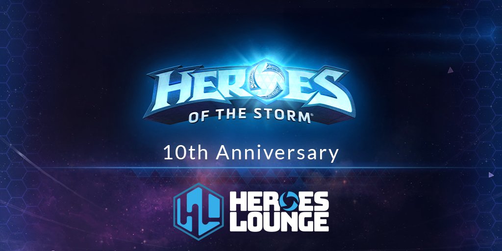 Heroes Lounge is getting ready to celebrate <a href="/BlizzHeroes/">Heroes of the Storm</a> 10th Anniversary. 🥳
If you are part of a community who wants to work together, let us know in our Discord! 
We can't wait to help bring everyone together this summer!🎉🥂