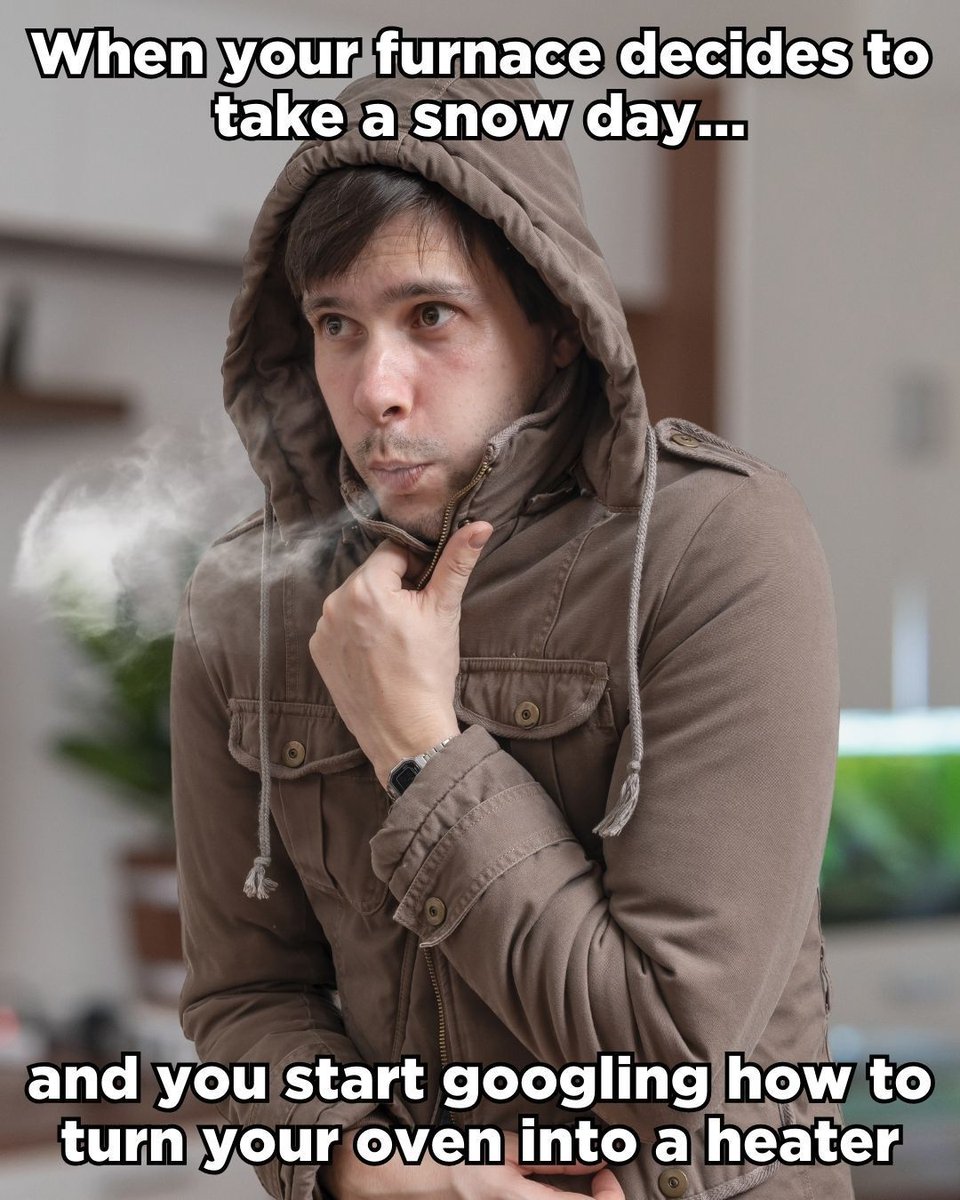 AdvantageAirTec's tweet image. ❄️ Don’t let your furnace leave you out in the cold! If your heating system is struggling this winter, we’ve got your back. Call us for fast, reliable service!

📞 647-491-1353
🌐 buff.ly/2GgOXgG

#ColdWeatherHumor #HVACLife #FurnaceFails #StayWarm