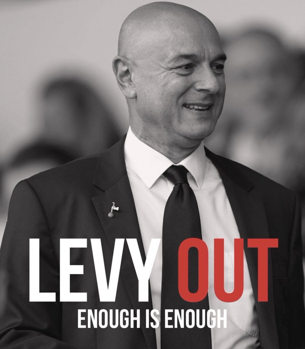 <a href="/SpursOfficial/">Tottenham Hotspur</a> #enicout #levyout
