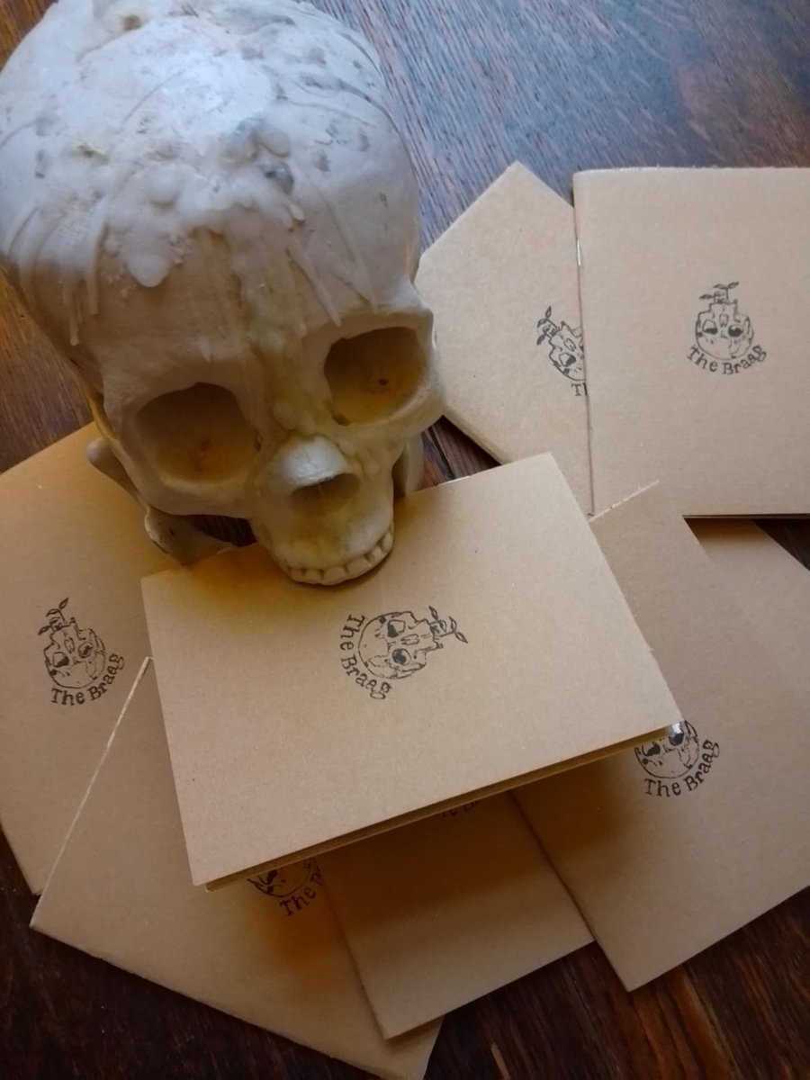 Our newest set of microchapbooks are for sale via our website! Gorgeously mythic, steeped in history and falling into it's gaps are <a href="/joepickard3/">Joe Pickard</a> 's Pilgrimer, and Bruce Rimell's Deo Mithrae, each in a limited run of 35 copies, handmade and designed by the Braag.