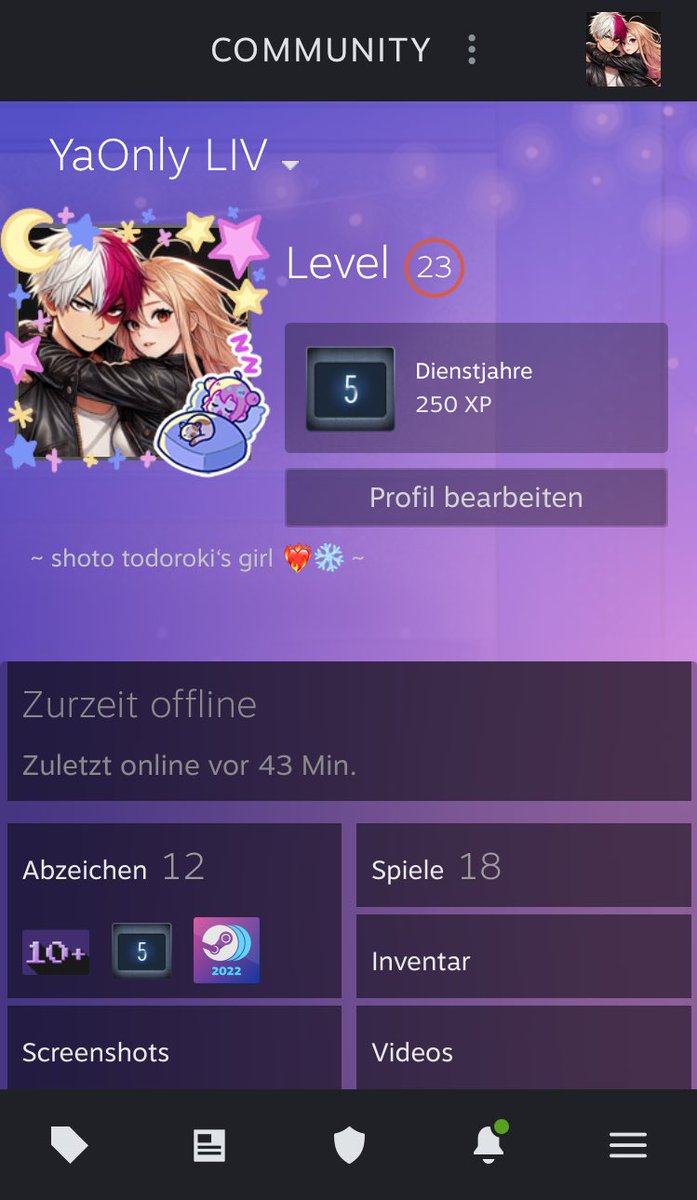 mag jemand mit mir auf steam befreundet sein? 👀
nich das dass irgendwas bringen würde aber just for fun weil ich morgen mein steam deck bekomme 😂🩷