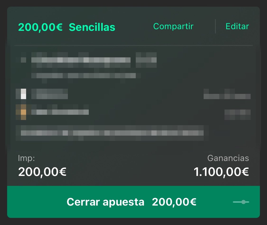 🚨 Os he dejado una cuota alta hoy.

De 200€ a 1100€

Para verla: t.me/+tFTUT71LvkxjM…