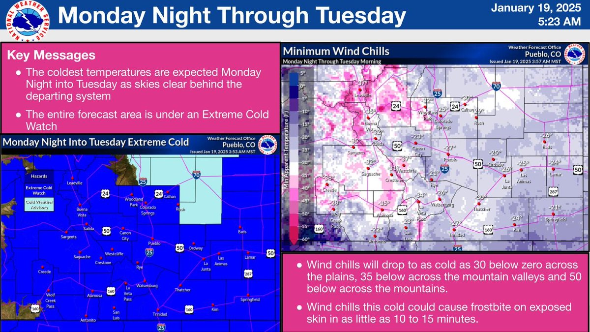 Bitter Cold Temperatures in the -20s Expected Next Week with Wind ...