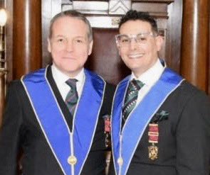Delighted to be present when it was announced that W Bro’s Tony and Ben are to be the <a href="/WorcsMasons/">Worcestershire Freemasons</a> Provincial SGW &amp; JGW respectively for the next year.  Great appointments and wishing them all the very best for their time on the circuit.
