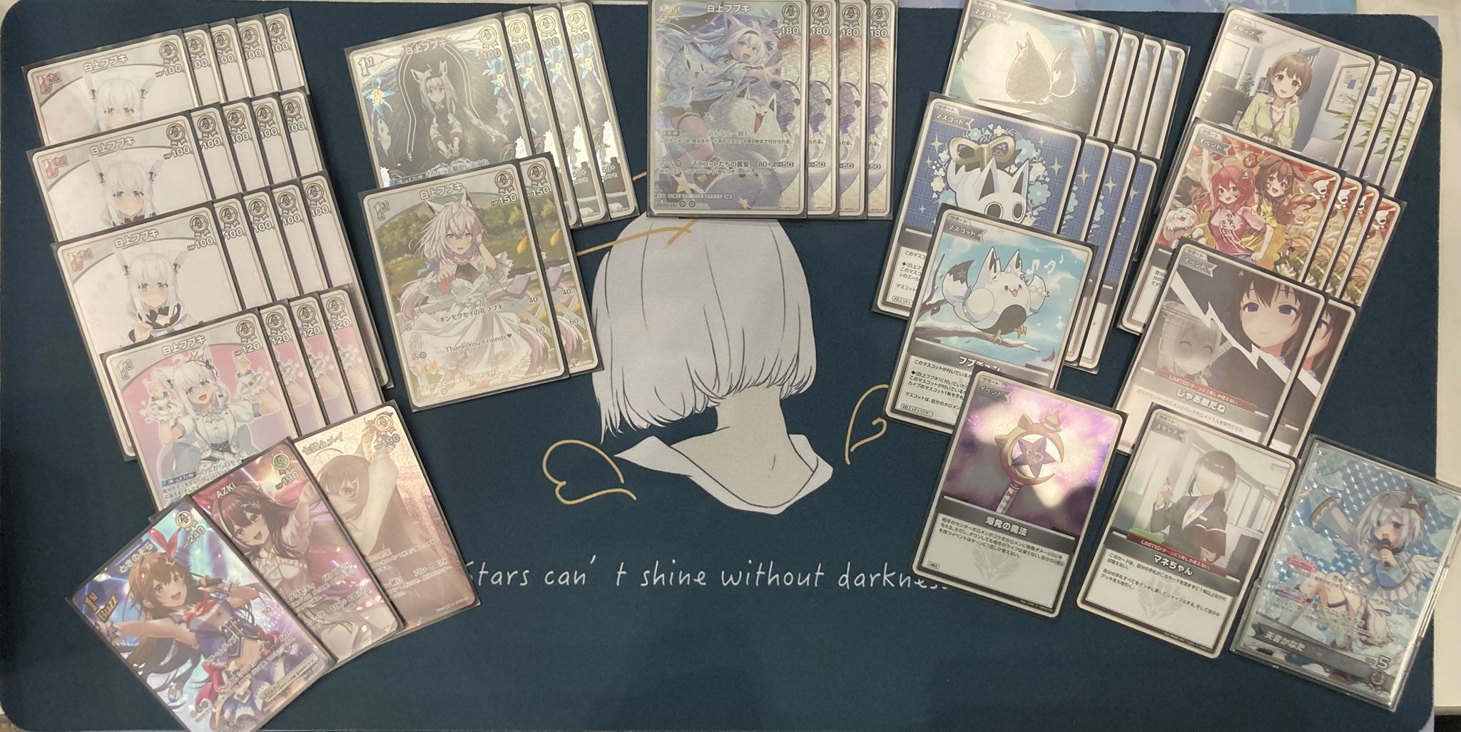 ホロカホロライブカード白上フブキWGP ベスト16 構築デッキOSR付き