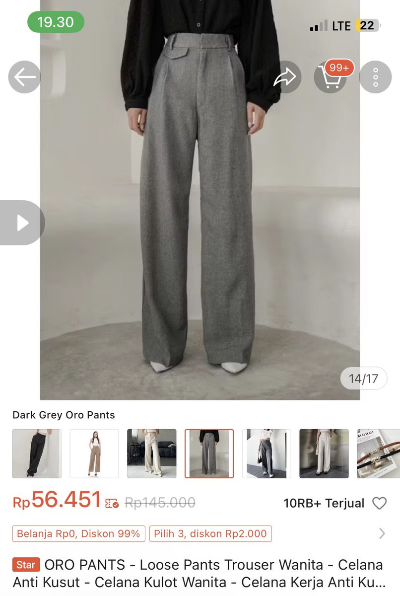 __abcdefarah's tweet photo. halooo! aku preloved oro pants di harga 48k ajaaa✨

warna dark grey size L, tanpa karet belakang jadi looknya lebih rapi

masih new, masih ada tagnya, cuma dipake 1x buat nyoba, dijual karena kekecilan🥲

langsung dm yah guys, boleh nego🤩 https://t.co/EKjjgiJWUy