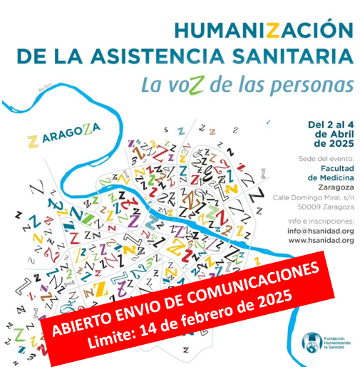 Os recordamos que el plazo para el envío de resúmenes a la 6ª Ed de los “Premios Pablo Ráez” a las mejores comunicaciones científicas en Humanización termina el próximo 14 de Febrero💘

Info: hsanidad.org/4cihas/

¡Estamos deseando ver vuestros proyectos!
Nos vemos en Zaragoza