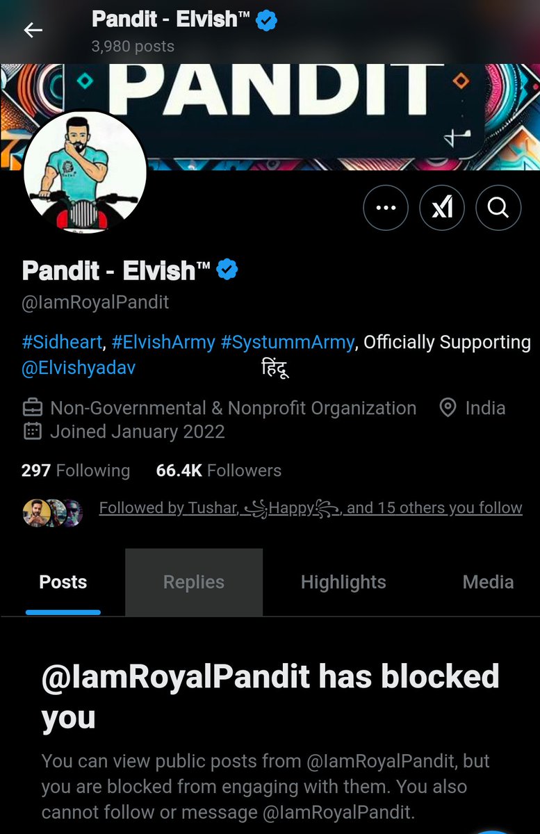 @TEAM_TAGDE Bhai tumhara ye pandit block kar rkha mujhe kaise support kare rajat ko 🚶🏻

BB18 PILLAR RAJAT
TROPHY CONQUEROR RAJAT